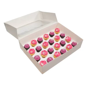 Cupcake box Muffinskartong för 24 mini-muffins