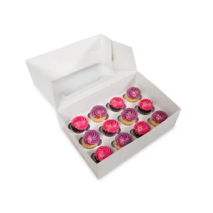 Cupcake Box Muffinskartong för 12 mini-muffins