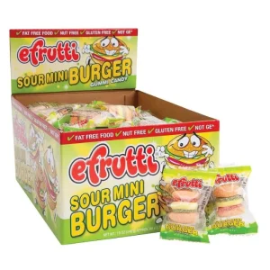 efrutti Sour Gummy Burgers 5st x 8g