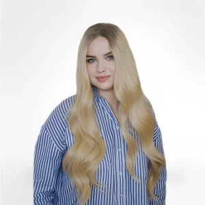 Ella - Värmetålig Syntetisk Lace Peruk - 70cm