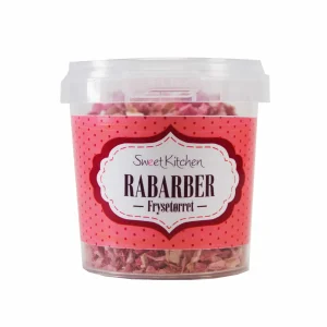 Frystorkad rabarber