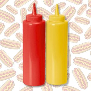 Ketchup- & Senapsflaskor