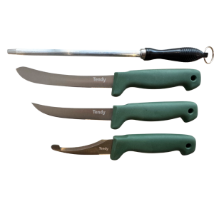 Tendy Slaktset, styckknivar