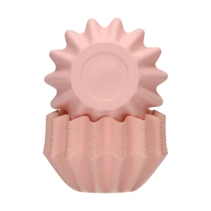 Muffinsform bloom Pastellrosa ljusrosa non-stick