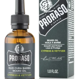 Skäggolja - Cypress & Vetyver