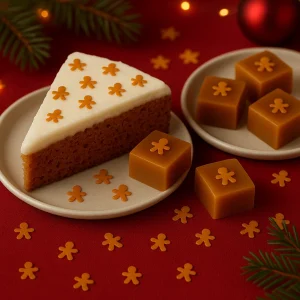 Pepparkaksgubbar Guld Ätbart konfetti strössel
