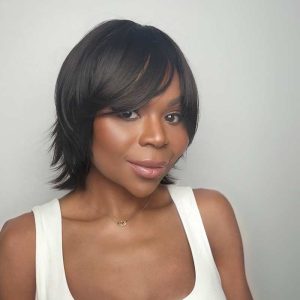 Alma Syntetisk kort peruk