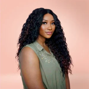 Zendaya - Värmetålig Syntetisk Lace Peruk - 50cm